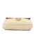 Fendi B Fendi White Ivory Fur Natural Material Mini Shearling Baguette Italy