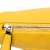 Prada AB Prada Yellow Calf Leather Grace Lux Triangle Crossbody Italy