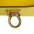 Salvatore Ferragamo AB Ferragamo Yellow Calf Leather Trifolio Long Top Handle Italy