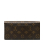 Louis Vuitton B Louis Vuitton Brown Monogram Canvas Canvas Monogram Valentines Bird Sarah Wallet France