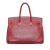 Hermès B Hermès Red Calf Leather 2007 Clemence Birkin Retourne 30 France