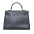 Hermès B Hermès Blue Navy Calf Leather Fjord Kelly 35 France