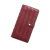 Bottega Veneta B Bottega Veneta Red Dark Red Nappa Leather Leather Nappa Intrecciato Long Wallet Italy