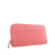 Chanel B Chanel Pink Caviar Leather Leather CC Caviar Long Zippy Wallet France