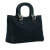 Fendi AB Fendi Blue Navy Denim Fabric Twins Tote Italy