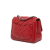 Chanel B Chanel Red Caviar Leather Leather Mini Square Classic Caviar Single Flap Italy