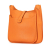 Hermès AB Hermès Orange Calf Leather Clemence Evelyne III GM France