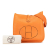 Hermès AB Hermès Orange Calf Leather Clemence Evelyne III GM France