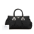 Prada AB Prada Black Nylon Fabric Tessuto Satchel Italy