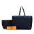 Hermès B Hermès Blue Dark Blue Canvas Fabric Herbag Cabas MM France