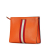 Gucci AB Gucci Orange Calf Leather skin Logo Stripe New Web Clutch Italy