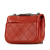 Chanel B Chanel Red Goatskin Leather Paris Dallas Wild Stitch Flap Italy