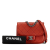 Chanel B Chanel Red Goatskin Leather Paris Dallas Wild Stitch Flap Italy