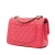 Chanel B Chanel Pink Strawberry Caviar Leather Leather Small Classic Caviar Double Flap France