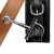 Hermès AB Hermès Black Calf Leather Horsebit Belt France