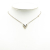 Louis Vuitton B Louis Vuitton Silver Brass Metal Silver Essential V Necklace Italy