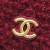 Chanel AB Chanel Red Burgundy Tweed Fabric CC Crossbody Italy