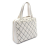 Chanel B Chanel White Ivory Lambskin Leather Leather CC Wild Stitch Handbag Italy