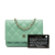 Chanel B Chanel Green Light Green Lambskin Leather Leather Mini CC Quilted Lambskin Wallet On Chain Italy