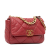 Chanel AB Chanel Red Lambskin Leather Leather Medium Lambskin 19 Flap Italy