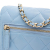 Chanel B Chanel Blue Light Blue Lambskin Leather Leather Mini Quilted Lambskin Wallet on Chain Italy