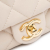 Chanel B Chanel Brown Light Beige Lambskin Leather Leather Small Quilted Lambskin Funky Town Flap Italy