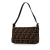 Fendi AB Fendi Brown Canvas Fabric Zucca Pochette Italy