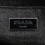 Prada AB Prada Black Denim Fabric Canapa Bijoux Satchel Italy