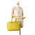 Bottega Veneta B Bottega Veneta Yellow Calf Leather Intrecciato Brick Tote Italy