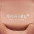 Chanel AB Chanel Pink Lambskin Leather Leather Lambskin Top Handle Vanity Case with Chain France