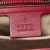 Gucci B Gucci Red Calf Leather Sylvie Web Top Handle Satchel Italy