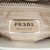 Prada AB Prada White Saffiano Leather Lux Pushlock Flap Italy