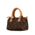 Louis Vuitton B Louis Vuitton Brown Monogram Canvas Canvas Monogram Nano Speedy Bandouliere France