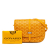 Goyard AB Goyard Yellow Coated Canvas Fabric Goyardine Belvedere PM France