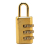 Chanel B Chanel Gold Gold Plated Metal Resettable Padlock Italy