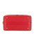 Gucci B Gucci Red Calf Leather Bamboo Vanity Bag Italy