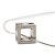 Hermès B Hermès Silver Palladium Metal Plated Cage d'H Cube Necklace France