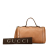 Gucci B Gucci Brown Light Brown Calf Leather Soho Boston Italy