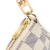 Louis Vuitton AB Louis Vuitton White Damier Canvas Canvas Damier Azur Mini Pochette Accessoires France