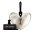 Saint Laurent B Saint Laurent Silver Calf Leather Metallic skin Sac Coeur Heart Clutch Italy