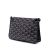 Goyard AB Goyard Blue Navy Coated Canvas Fabric Goyardine Plumet Pocket Wallet France