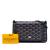 Goyard AB Goyard Blue Navy Coated Canvas Fabric Goyardine Plumet Pocket Wallet France