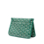 Goyard AB Goyard Green Coated Canvas Fabric Goyardine Plumet Pocket Wallet France