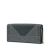 Christian Dior AB Dior Green Dark Green Satin Fabric Studded Microcannage Diorama Clutch with Chain Italy