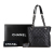 Chanel B Chanel Black Caviar Leather Leather Petite Caviar Shopping Tote Italy