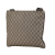 Gucci B Gucci Brown Beige Coated Canvas Fabric GG Supreme Crossbody Italy