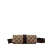 Gucci AB Gucci Brown Beige Canvas Fabric GG Belt Bag Italy