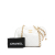 Chanel AB Chanel White Lambskin Leather Leather Quilted Lambskin Chain Around Bucket Bag Italy