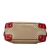 Celine B Celine Brown Beige with Red Coated Canvas Fabric Macadam Handbag Italy