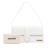 Jacquemus AB Jacquemus White Calf Leather skin Le Bambino Long Shoulder Bag Italy